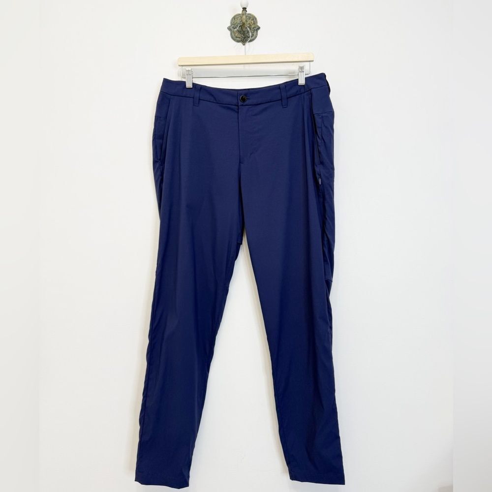 Lululemon Athletica Men’s Navy Blue Commission Golf Pant Size 34 M5AS8S Stretch